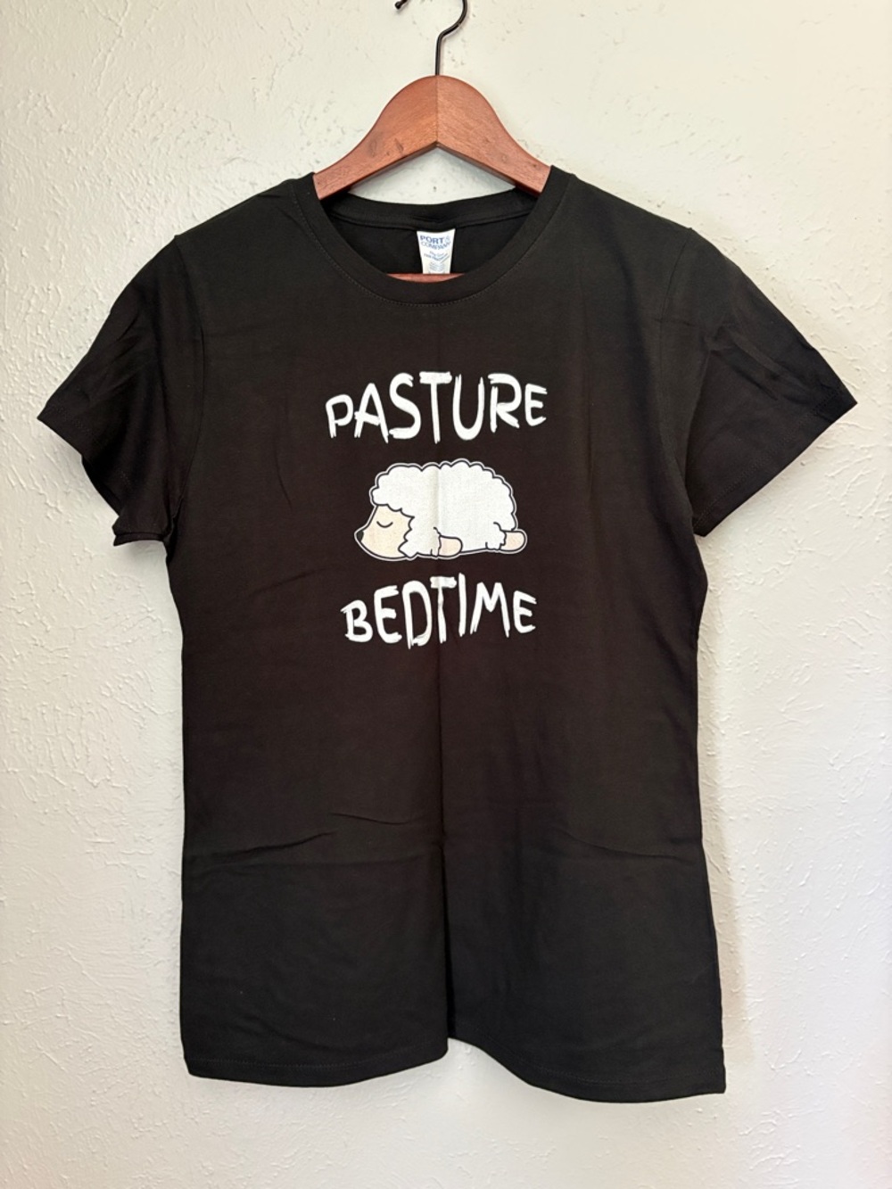 Pasture Bedtime Sheep Graphic Tee - Black